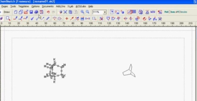 Criando estrutura no ChemSketch 11 – v1