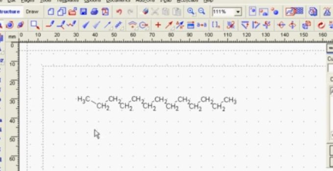 Exibindo carbonos no ChemSketch 11