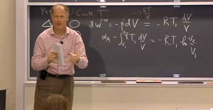 Ciclos termodinâmicos e termoquímica – Aula no MIT