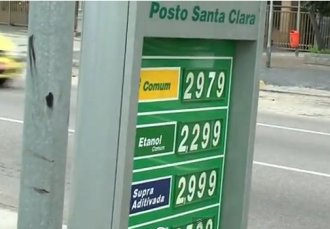 preço gasolina etanol e aditivada