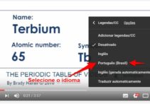 Legenda em português no YouTube
