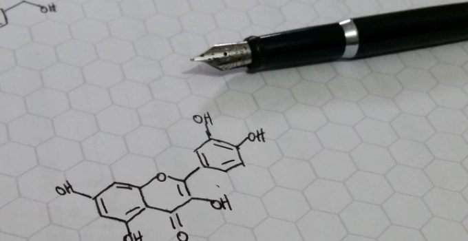 Folha para desenhar moléculas orgânicas