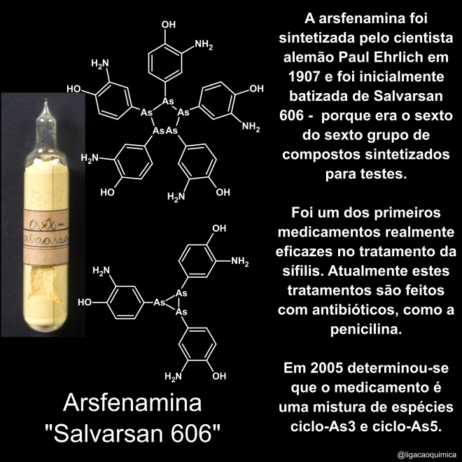 estrutura e informações sobre o salvarsan