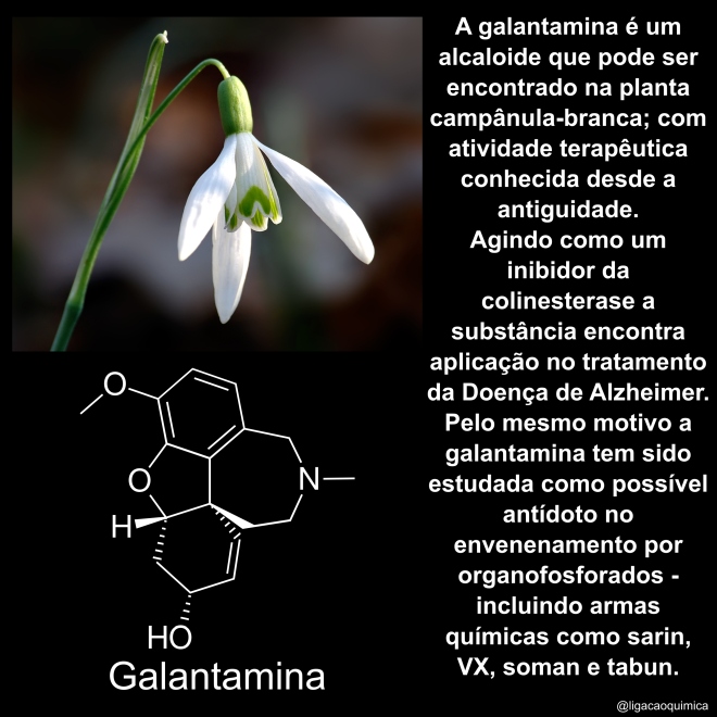 informações sobre a substância  galantamina