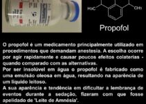 Alicina, benzaldeído e propofol