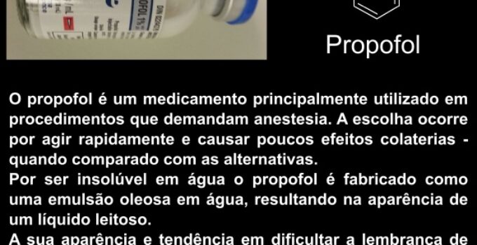 Alicina, benzaldeído e propofol